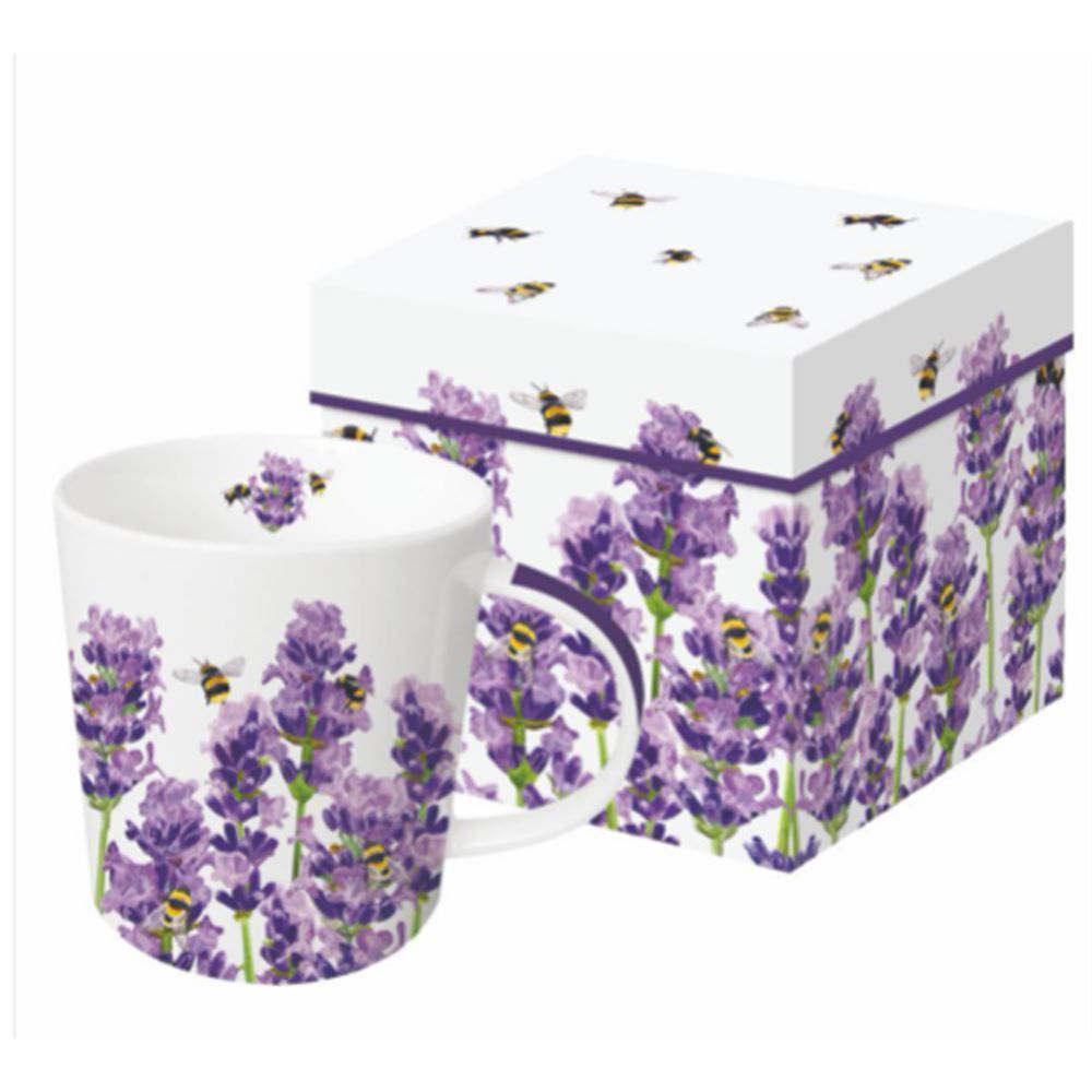 Lavender and Bees Mug
