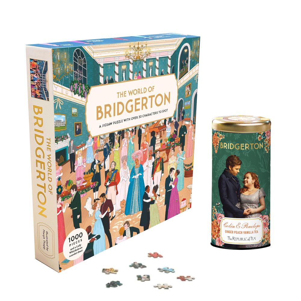 View 1 of Bridgerton Tea and Puzzle Custom Set