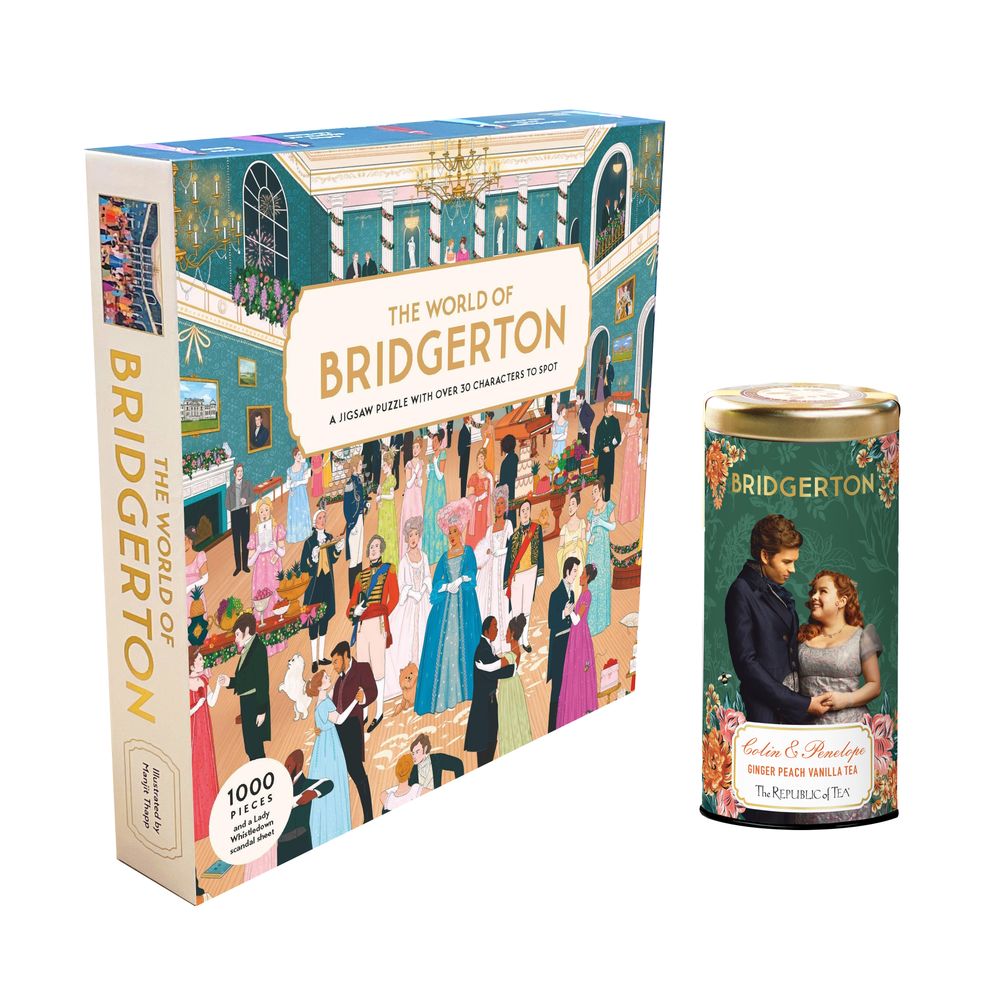 View 2 of Bridgerton Tea and Puzzle Custom Set