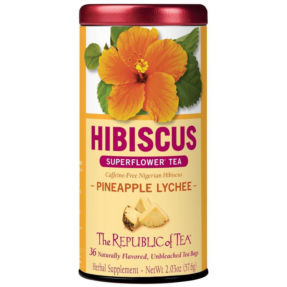 Pineapple Lychee Hibiscus Tea
