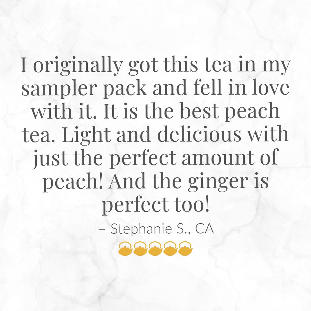 View 7 of Ginger Peach 100% White Tea

