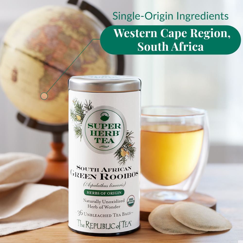 View 5 of Organic South African Green Rooibos SuperHerb® Herbs Of Origin Tea Bags
