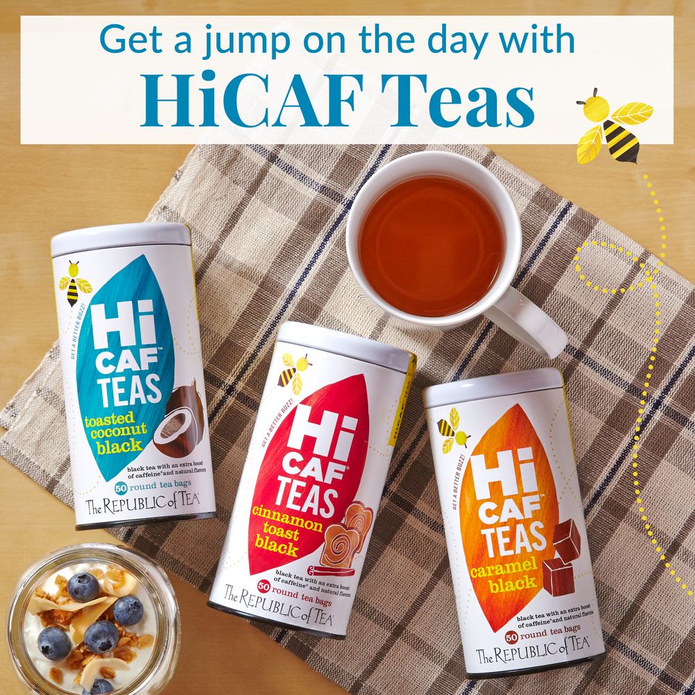 View 5 of Gingermint Green HiCAF Natural Energy Tea Bags
