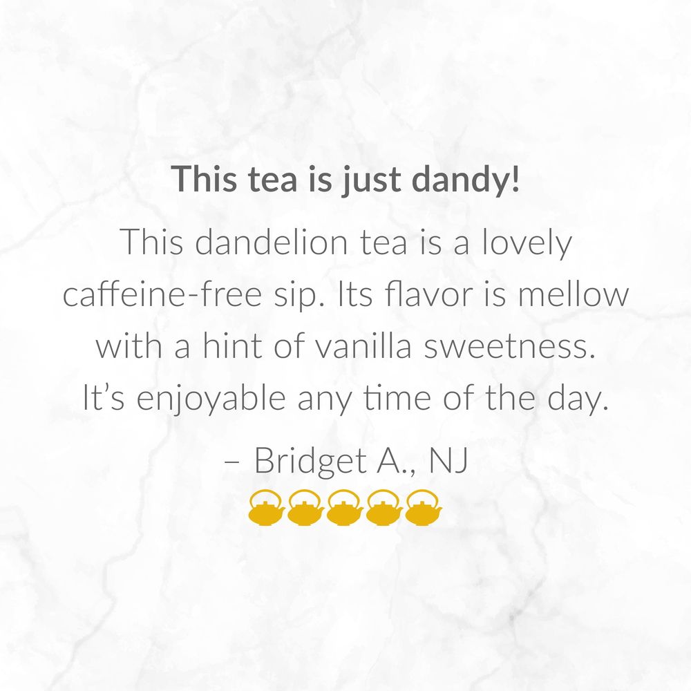 View 7 of Organic Dandelion SuperHerb Tea Bags
