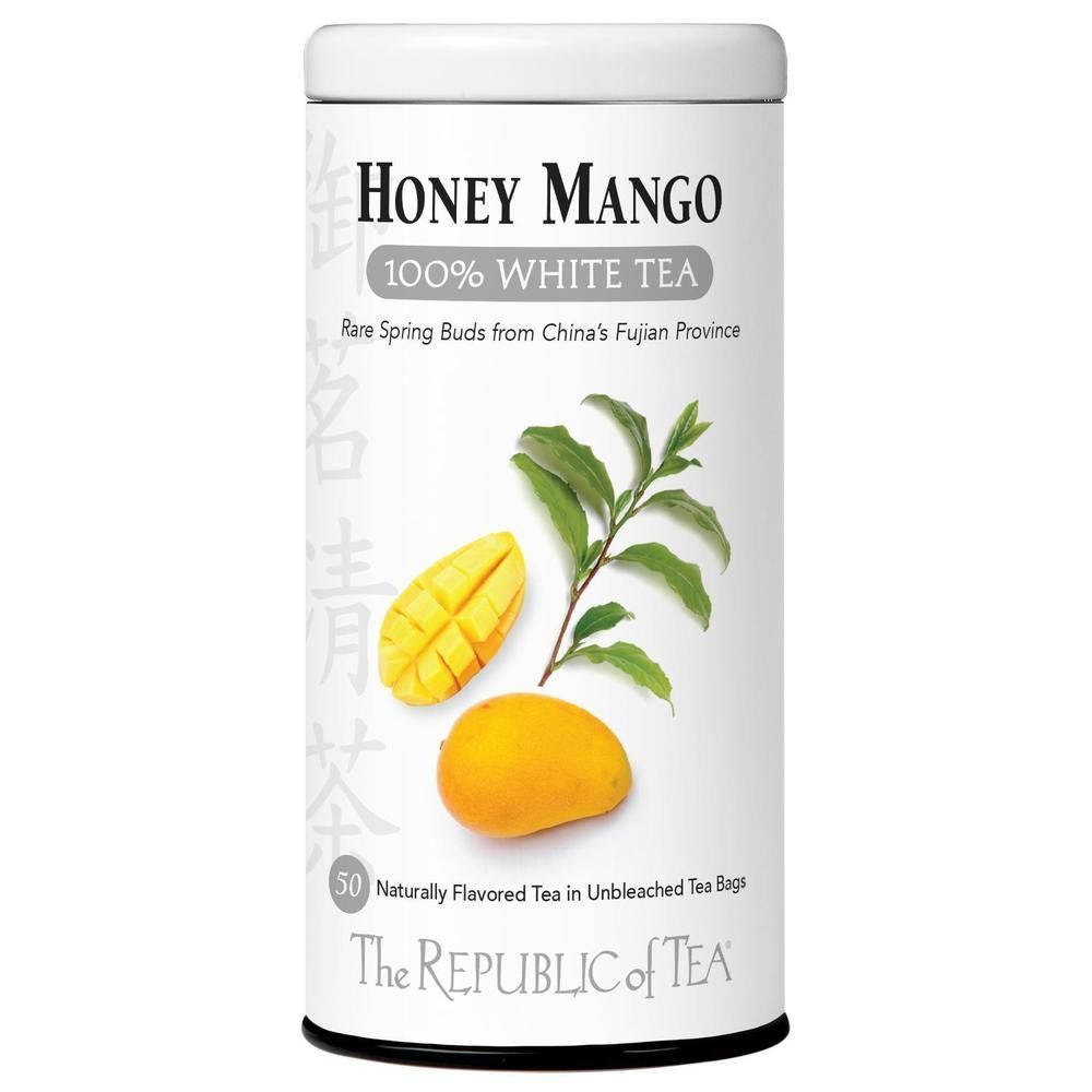 Honey Mango 100% White Tea Bags

