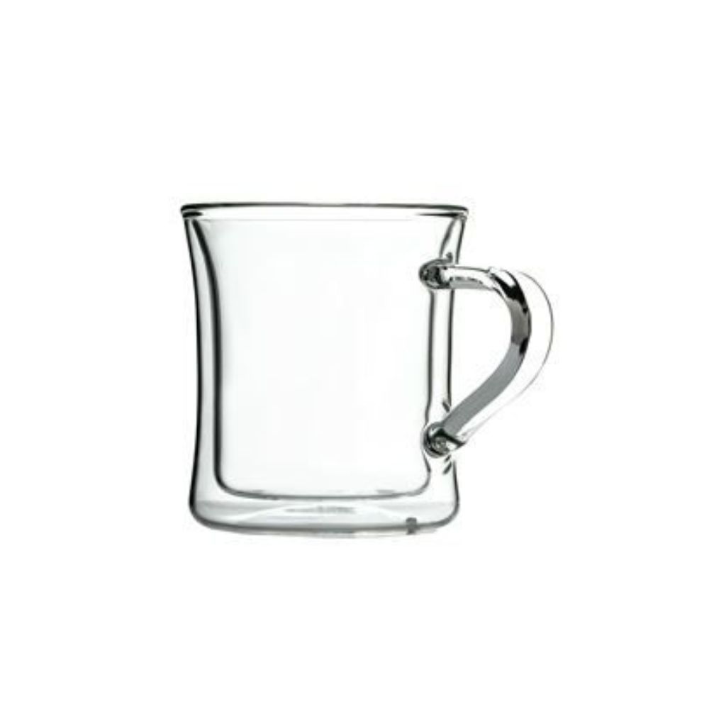 View 2 of Double Wall Glass Classic Diner Mug
