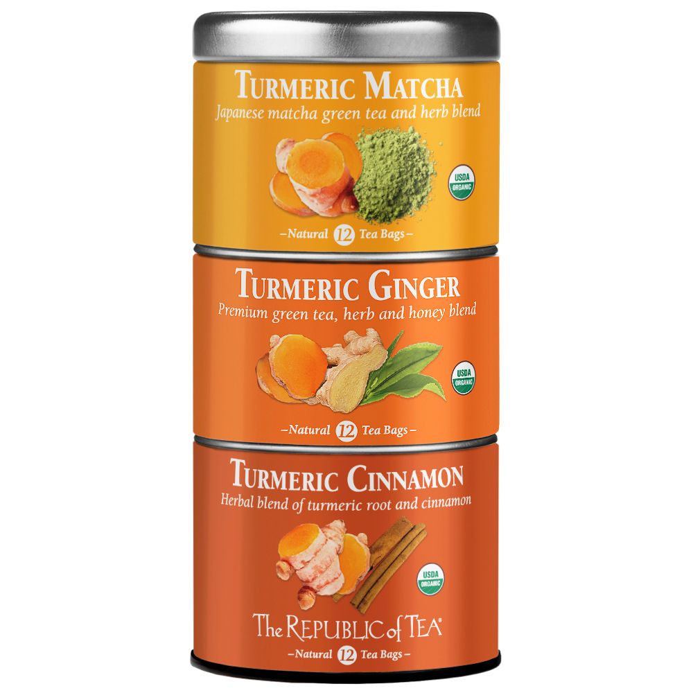 View 5 of turmeric tea tins
