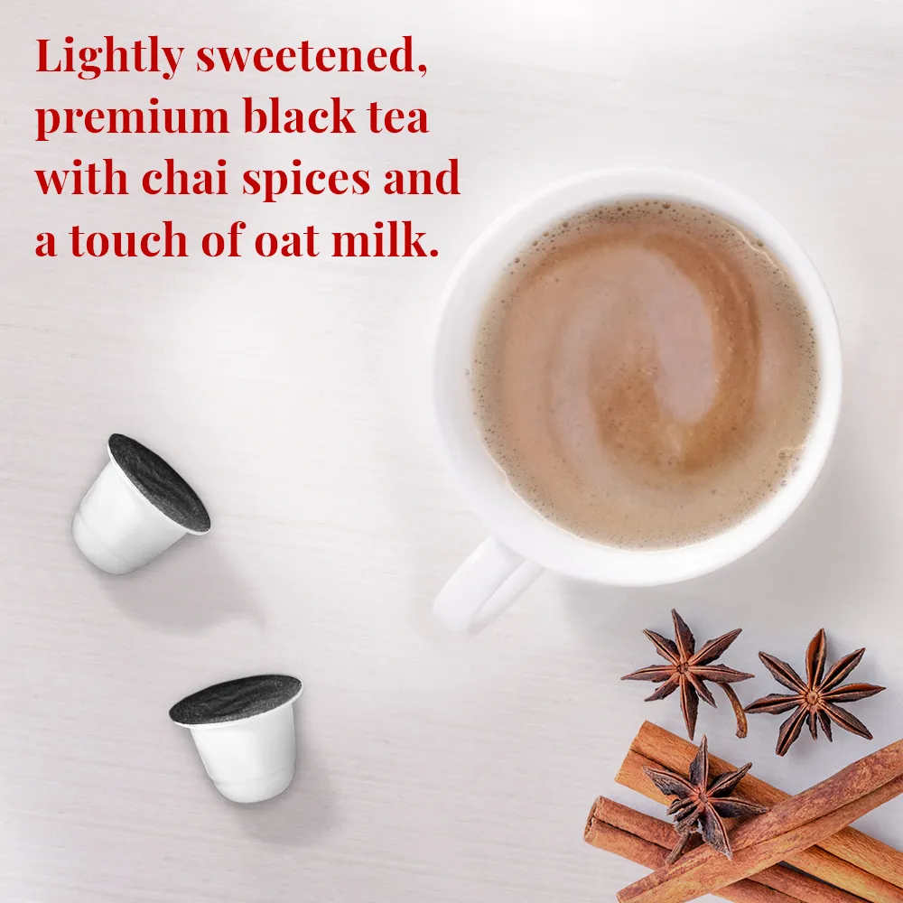 Chai Latte Capsules Compatible with Nespresso The Republic of Tea