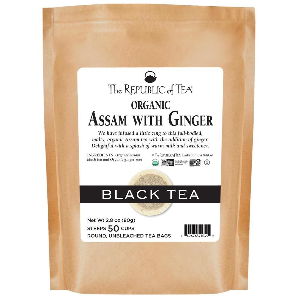 Organic Assam Black Tea with Ginger
