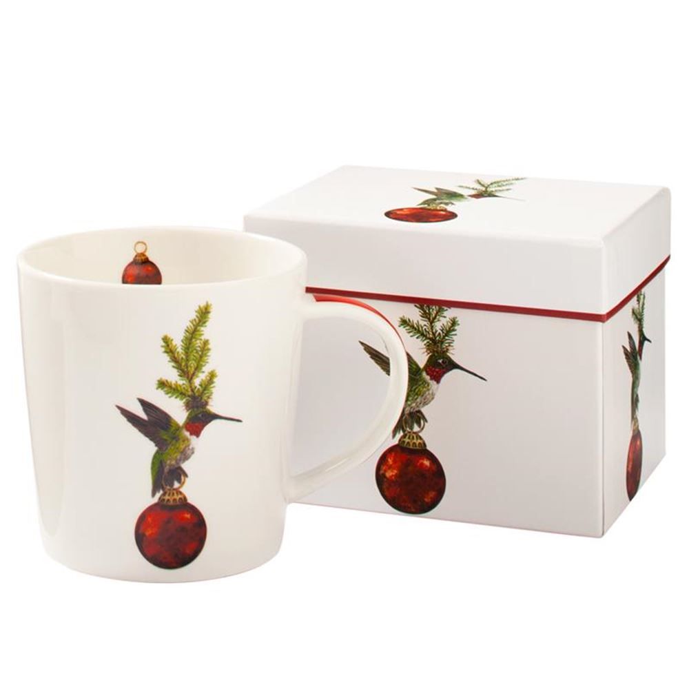 Holiday Hummingbird Boxed Mug