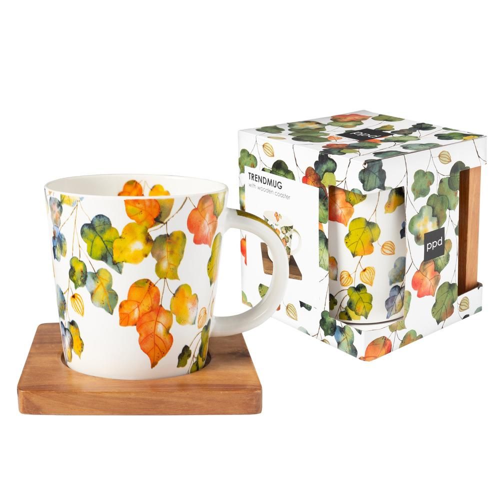 Bright Fall Mug and Coaster Gift