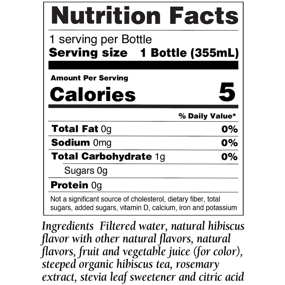 View 3 of Hibiscus Pineapple Lychee Bottled Iced Tea - 12 oz
