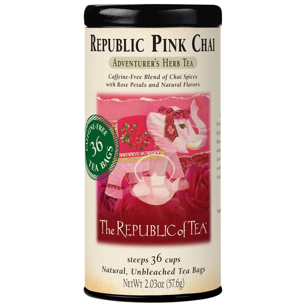 Republic Pink Chai Herbal Tea Bags
