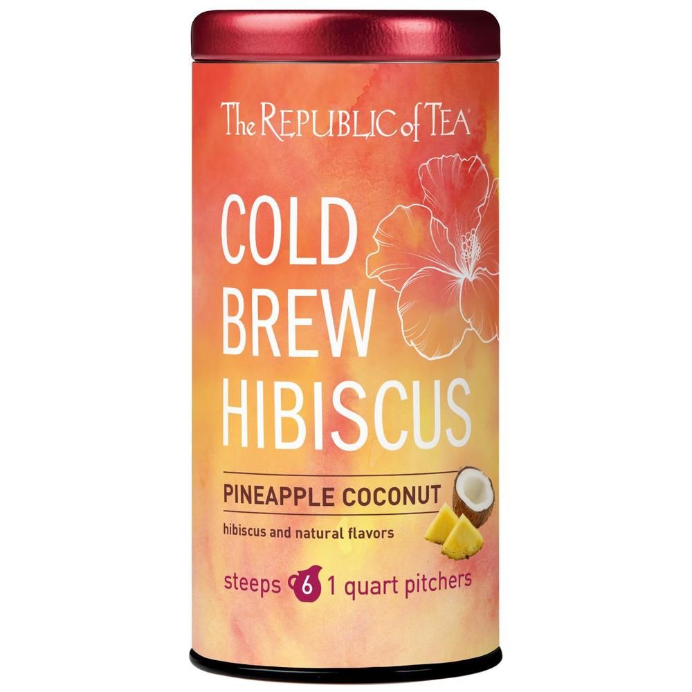 Cold Brew Hibiscus Pineapple Coconut Iced Tea Pouches
