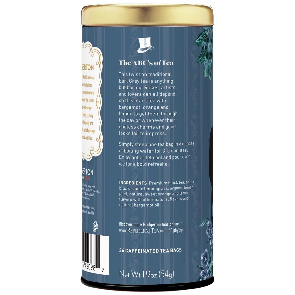 View 10 of Bridgerton Brothers Triple Earl Grey Tea
