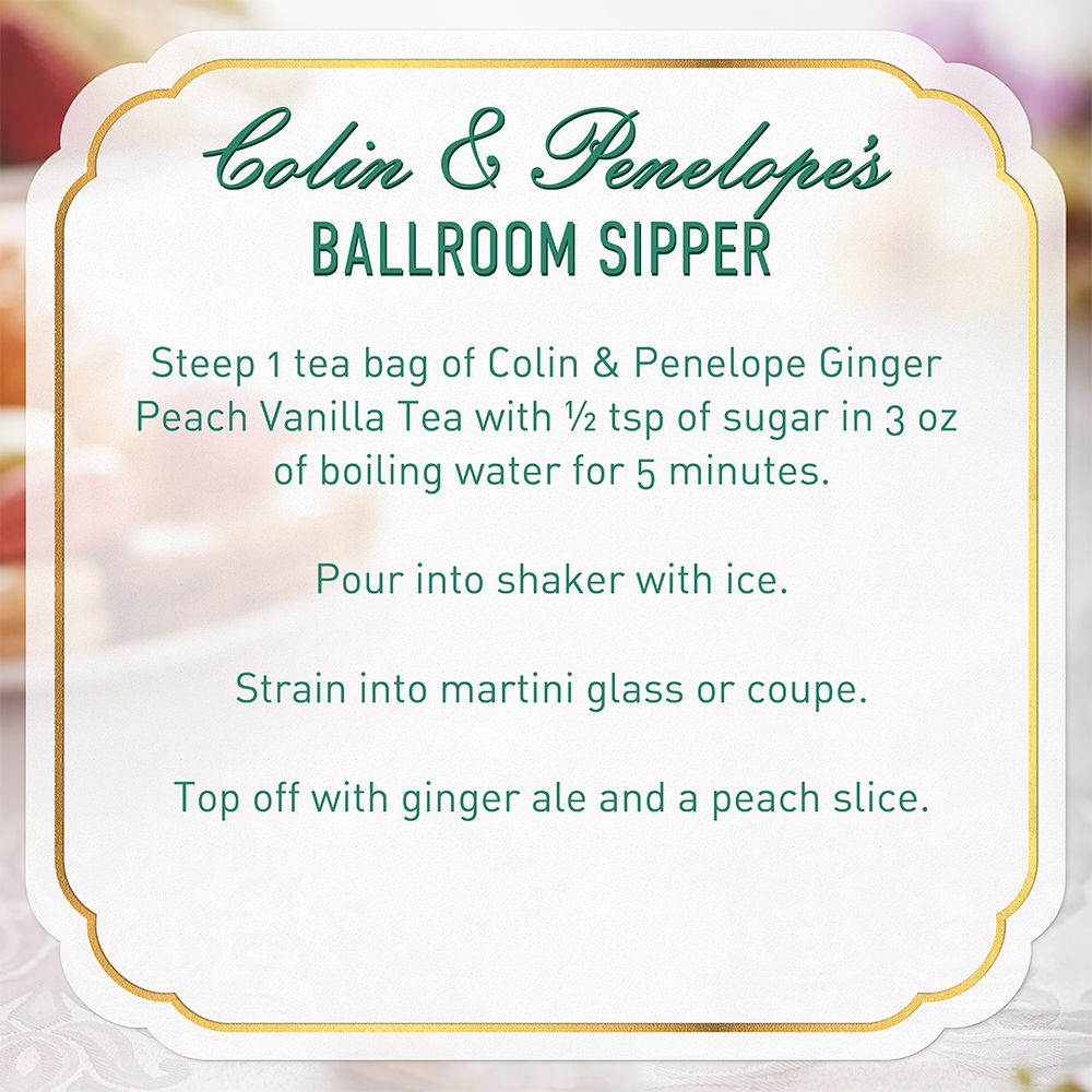 View 3 of Bridgerton Colin & Penelope Ginger Peach Vanilla Tea
