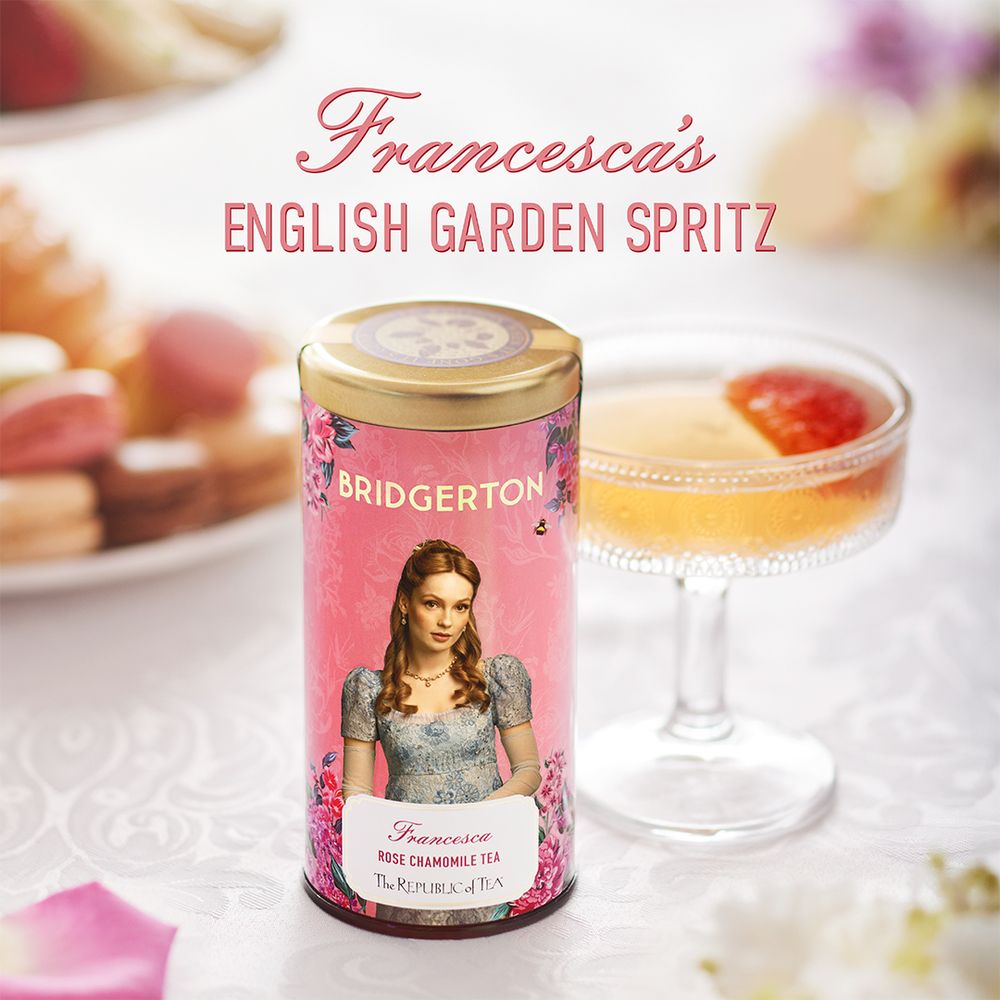 View 2 of Bridgerton Francesca Rose Chamomile Tea
