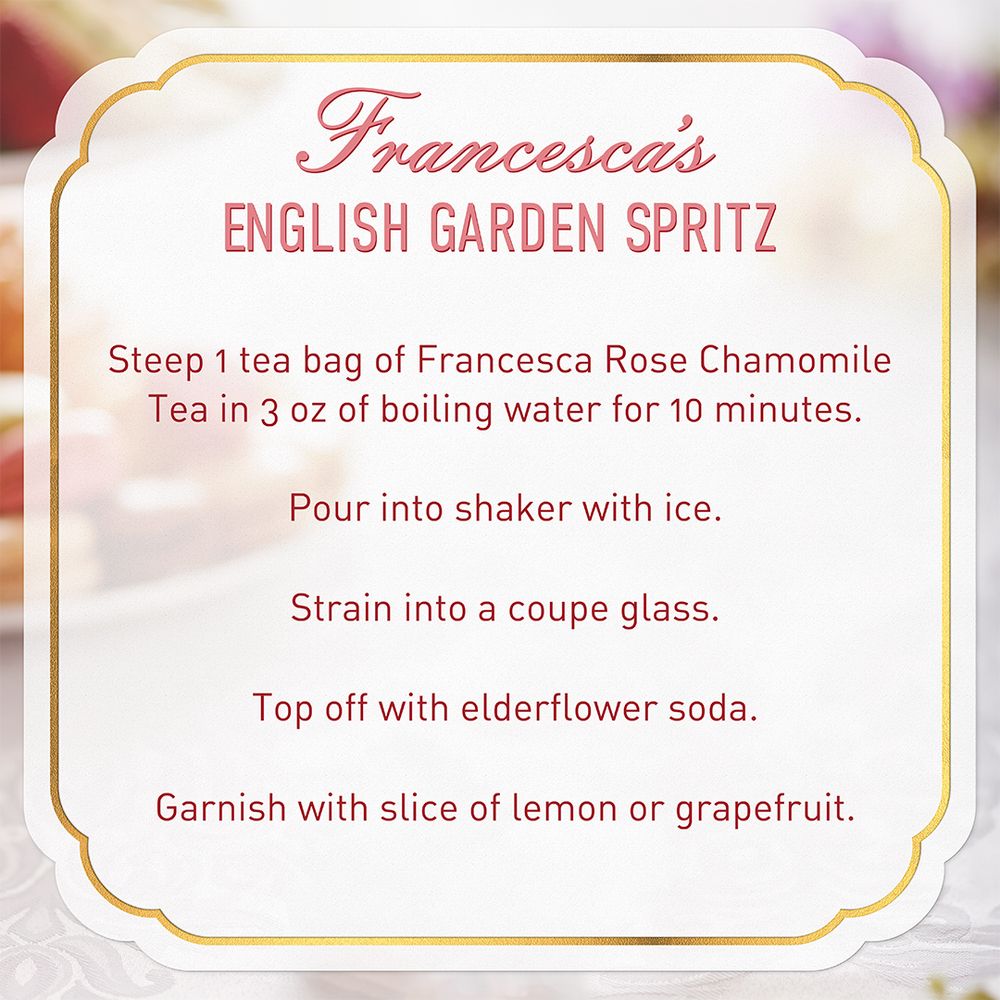 View 3 of Bridgerton Francesca Rose Chamomile Tea
