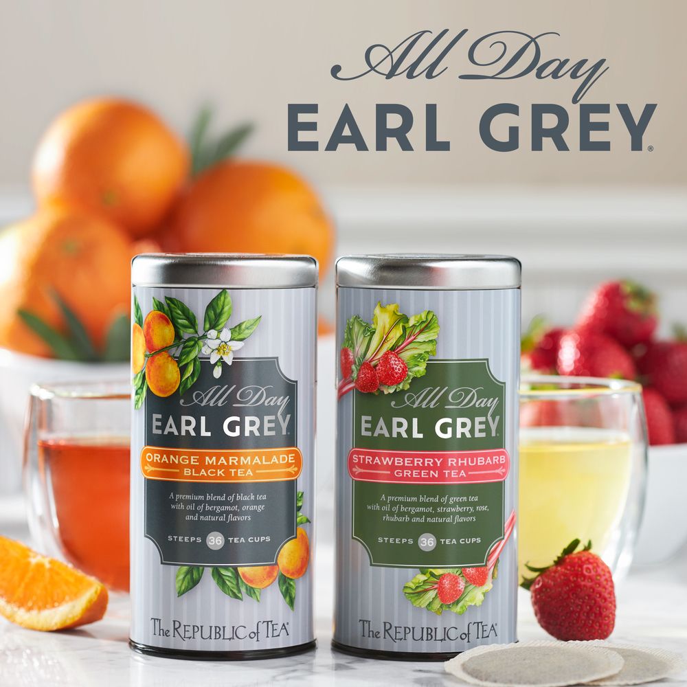View 5 of All Day Earl Grey® Strawberry Rhubarb Green Tea
