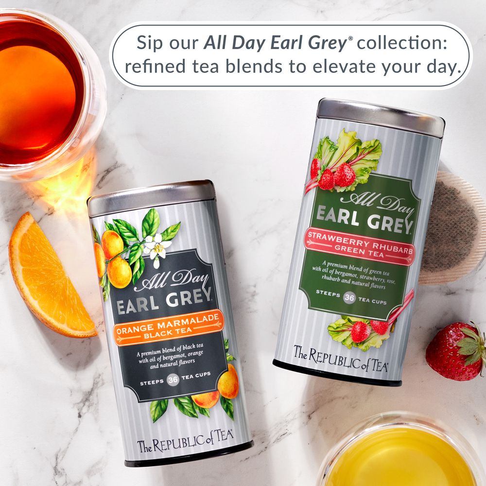 View 6 of All Day Earl Grey® Strawberry Rhubarb Green Tea
