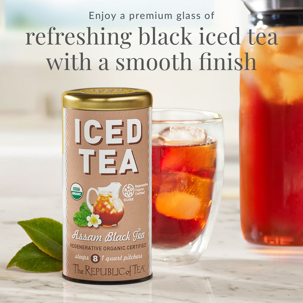 View 4 of Regenerative Organic Certified® Assam Black Iced Tea Pouches