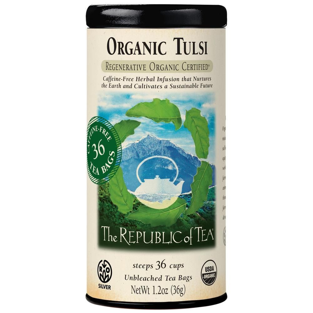 Regenerative Organic Certified® Tulsi Herbal Tea Bags
