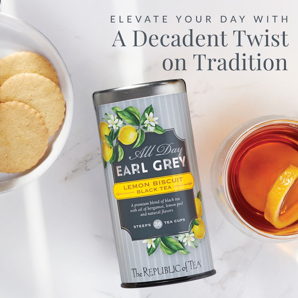 View 3 of All Day Earl Grey® Lemon Biscuit Black Tea
