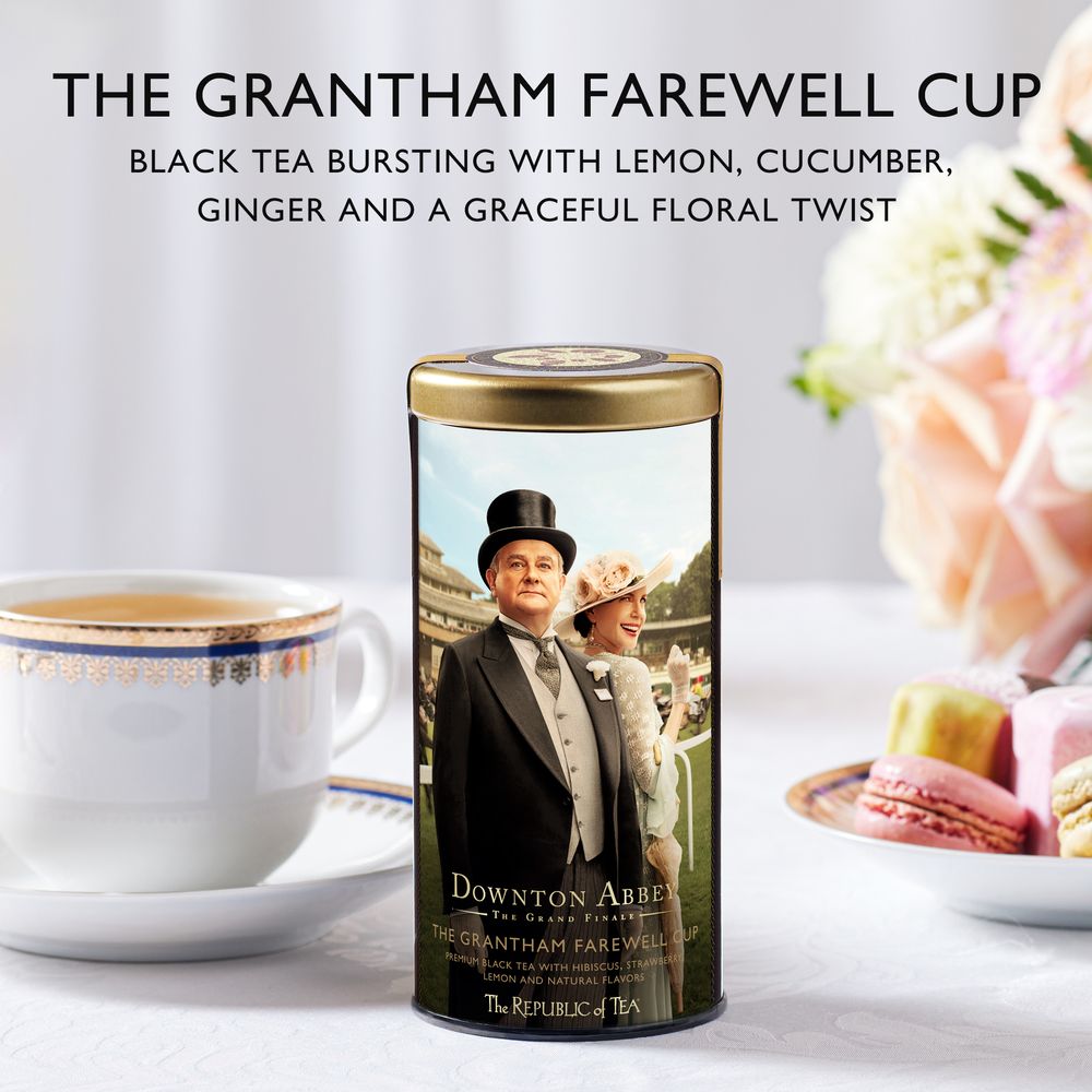 View 4 of Downton Abbey® The Grantham Farewell Cup Black Tea

