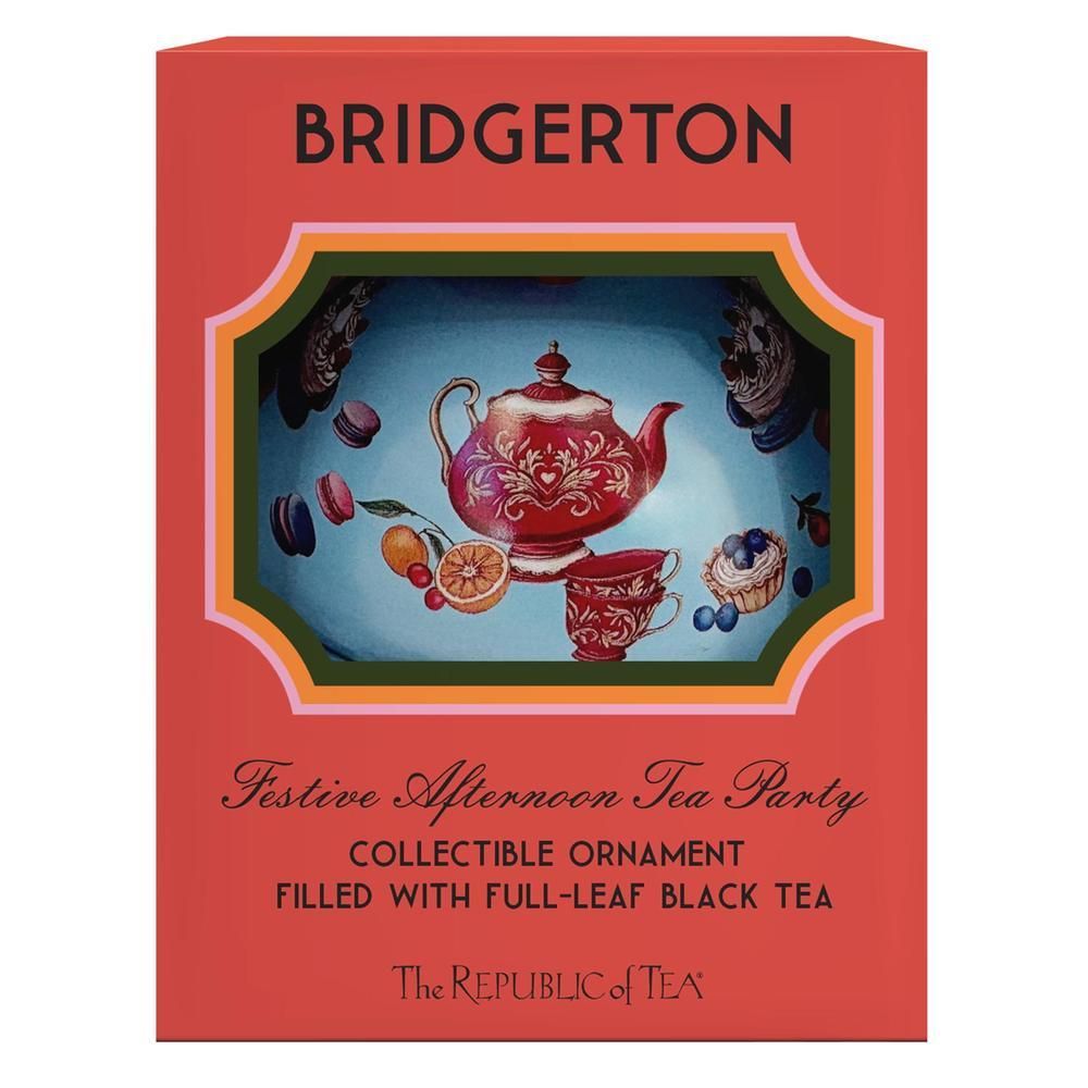 View 4 of Bridgerton Tea-Filled Collectible Ornament Gift
