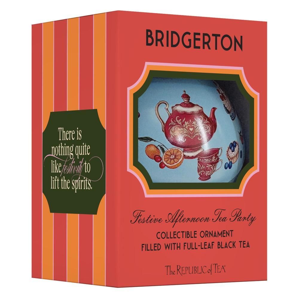 View 5 of Bridgerton Tea-Filled Collectible Ornament Gift
