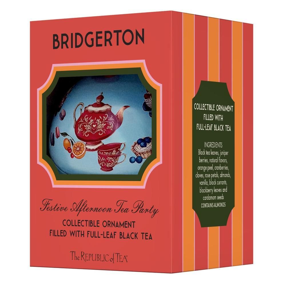 View 6 of Bridgerton Tea-Filled Collectible Ornament Gift
