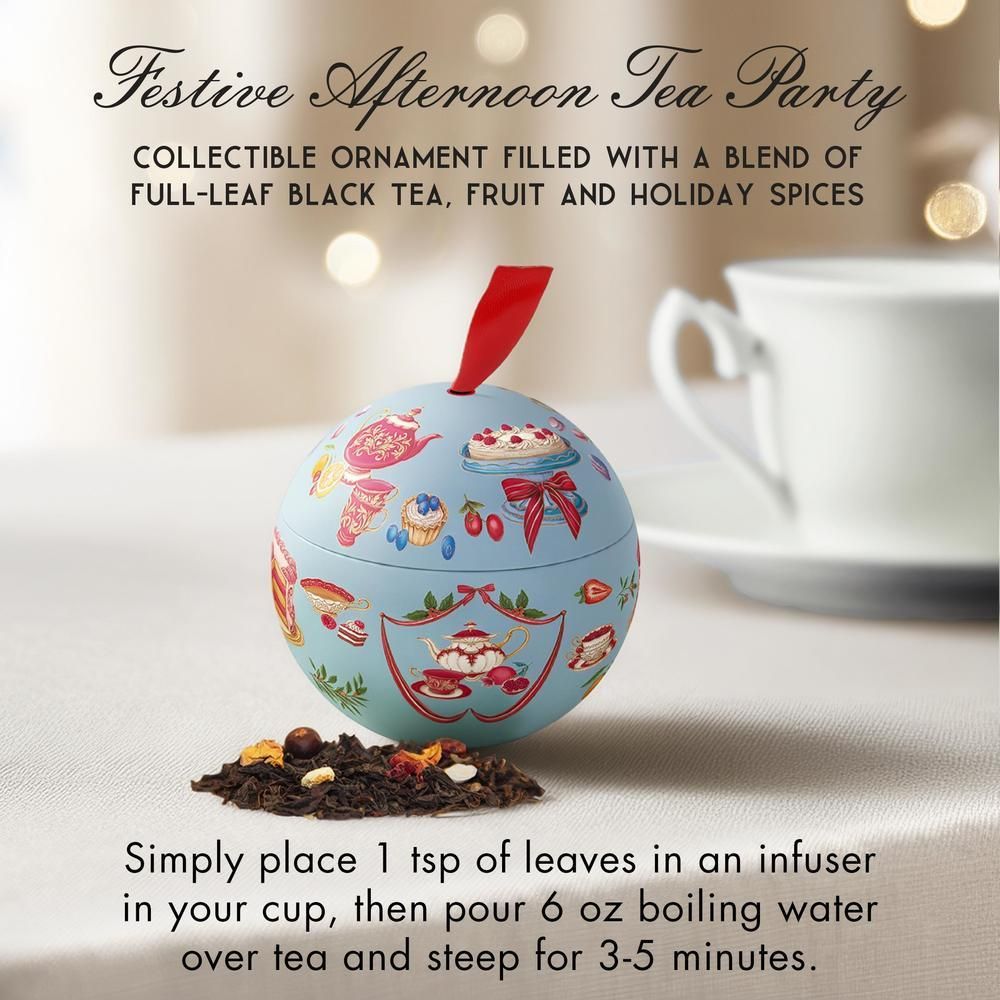 View 7 of Bridgerton Tea-Filled Collectible Ornament Gift
