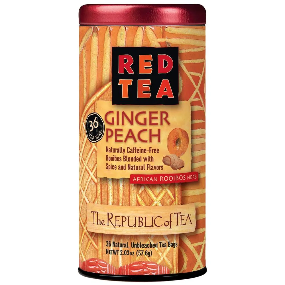 Ginger Peach Red Tea Bags | The Republic of Tea