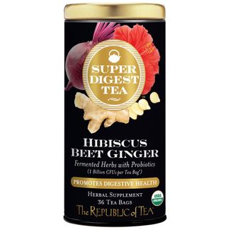 SuperDigest Organic Hibiscus Ginger Beet Tea
