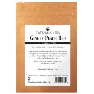 Ginger Peach Red Tea - 5 Tea Bag Sample