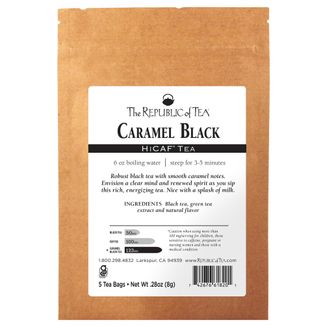 Hi-Caf Caramel Black 5 Tea Bag Sample
