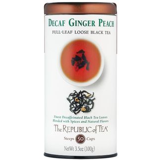 Ginger Peach Black Decaf Full Leaf