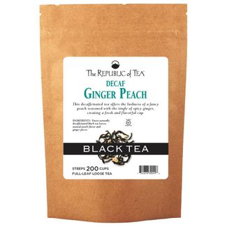 Decaf Ginger Peach Black Full-Leaf Tea