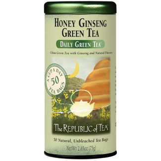 Honey Ginseng Green Tea Bags The Republic Of Tea Honey Ginseng Green Tea Bags The Republic Of Tea