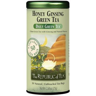 Honey Ginseng Green Tea Bags The Republic Of Tea