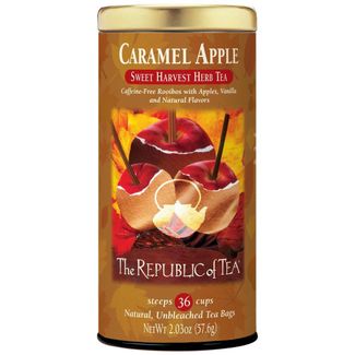 Apple Caramel Rooibos Tea Tin of 36 Tea Bags