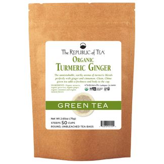 Organic Turmeric Ginger Green Tea Bags