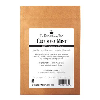 Cucumber Mint 100% White Tea Bags