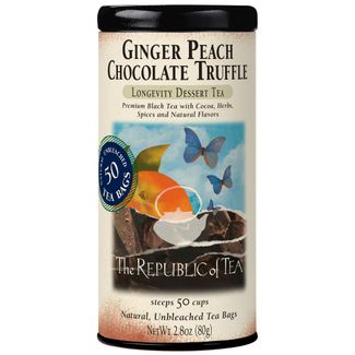 Ginger Peach Chocolate Truffle Black Tea Bags