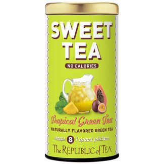 Keto-Friendly Sweet Tropical Green Iced Tea