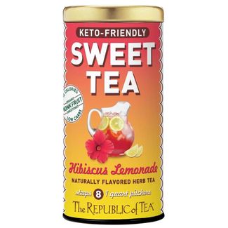Keto-Friendly Sweet  Hibiscus Lemonade Herbal Tea