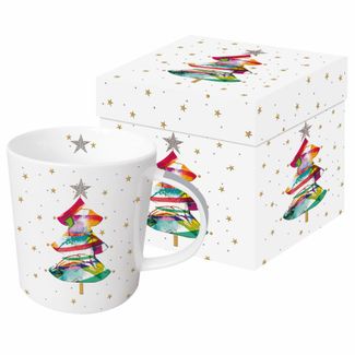 Festive Tree Boxed Mug
