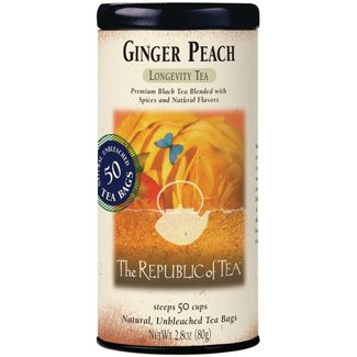 Ginger Peach Black Tea Bags The Republic of Tea Ginger Peach Black Tea Bags The Republic of Tea