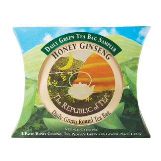 Daily Green Tea Sampler Pillow