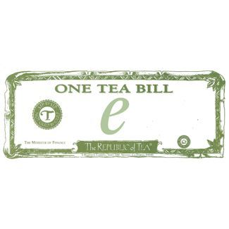 Electronic Tea Bill Gift Certificate
